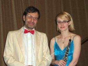 Robert Parker with Nicola Popplewell